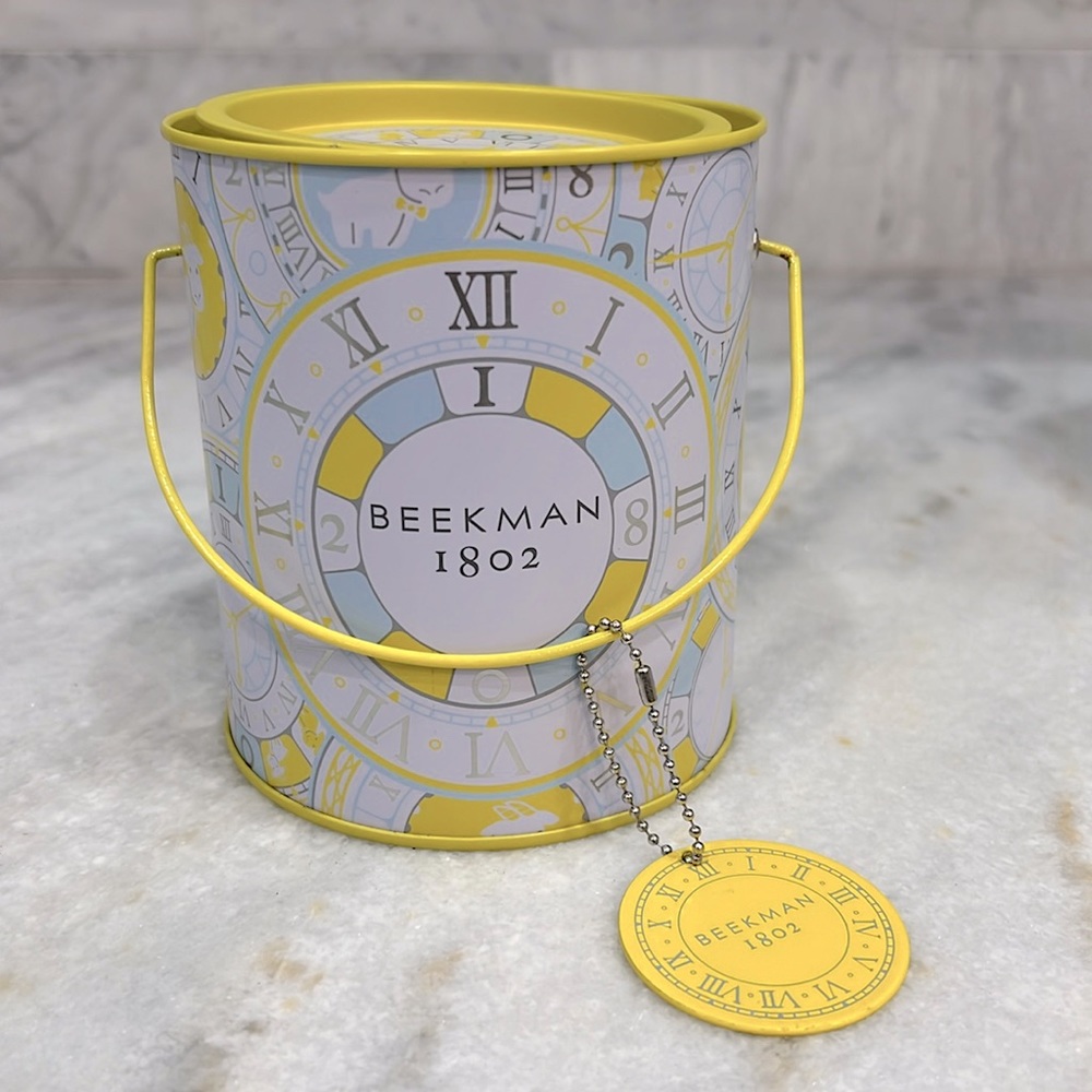 BEEKMAN 1802 Make Time for Kindness Collector’s Tin Pail with Key Chain